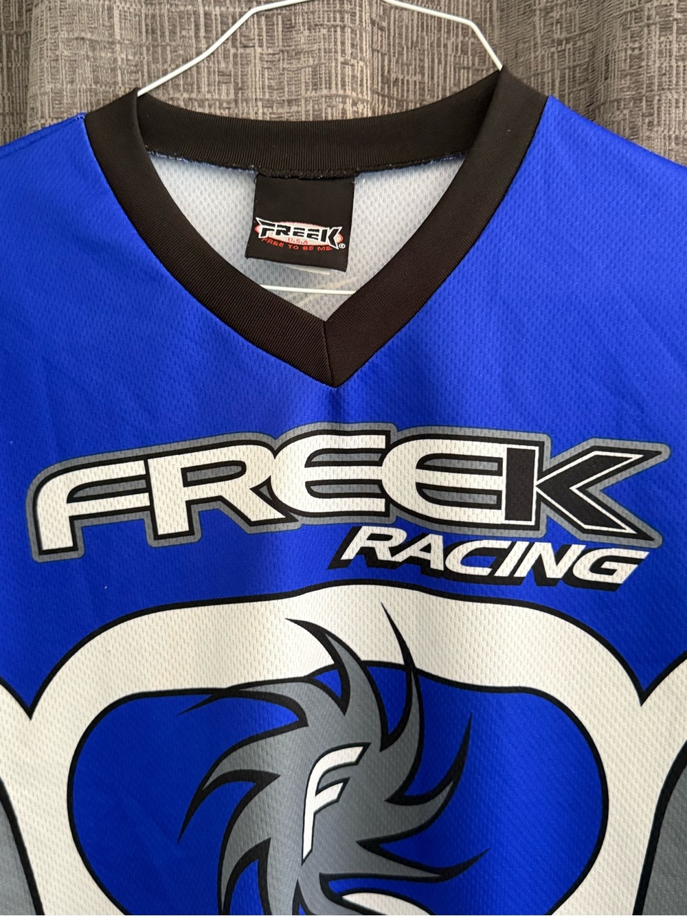 Freek Racing Blue Graphic Racing Jersey